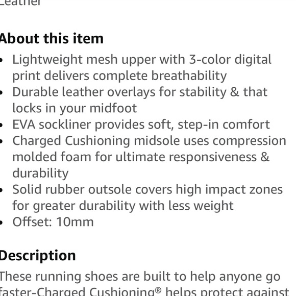 UNDER ARMOUR♦️CHARGED ASSERT RUNNING SHOE - Picture 13 of 14